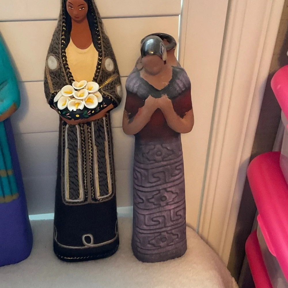 Elegant Multicolor Figurine Set